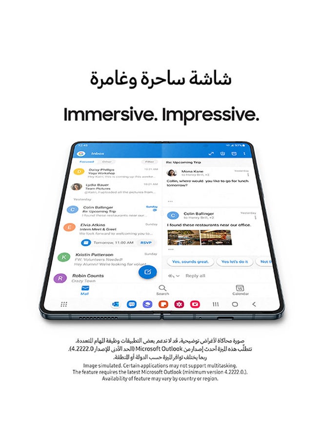 Samsung Galaxy Z Fold 4 5G Dual SIM Beige 12GB RAM 256GB - International Version - Image 4
