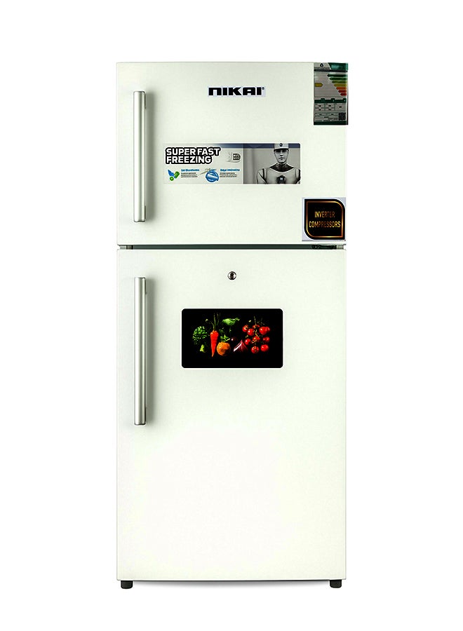NIKAI 513 Liter 18.1 Cubic Feet Frost Free Refrigerator, Double Door, Inverter Compressor, Extra Cooling, Power Saving NRF700F23 White - Image 1
