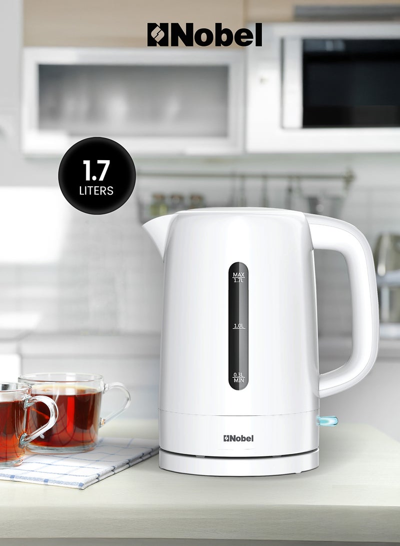 Nobel - Kettle Auto Shutoff 1.7 L 2200 W NK17PW White - Image 1