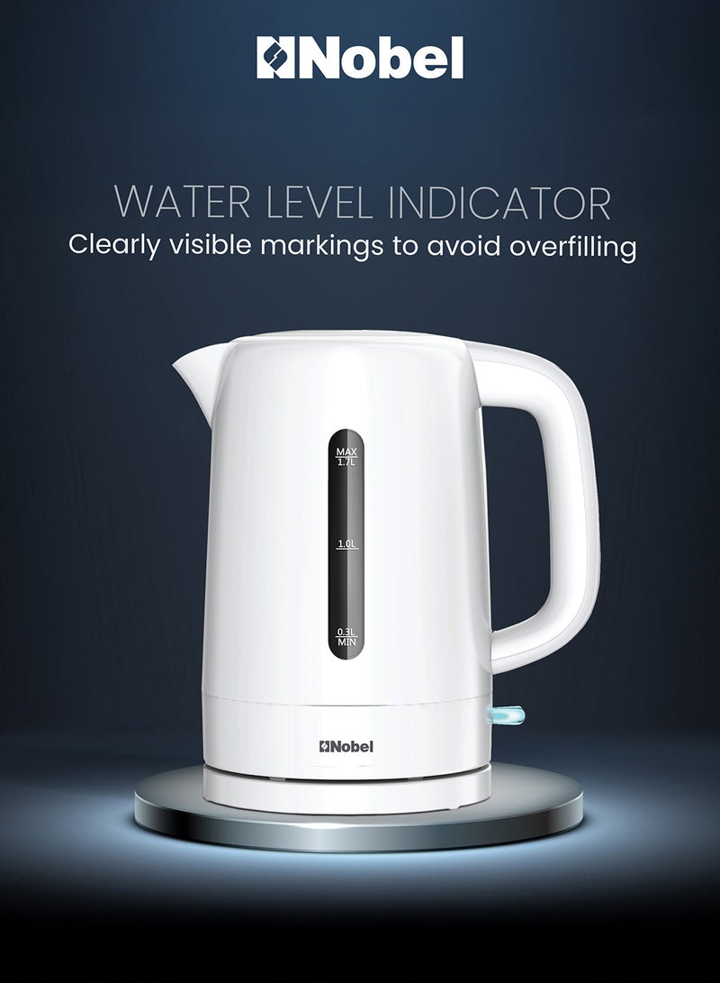 Nobel - Kettle Auto Shutoff 1.7 L 2200 W NK17PW White - Image 1