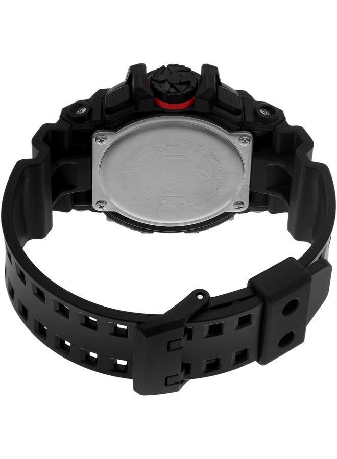 جي شوك ساعة يد انالوج بلس رقمية دائرية مقاومة للماء GA-400-1BDR - Image 5