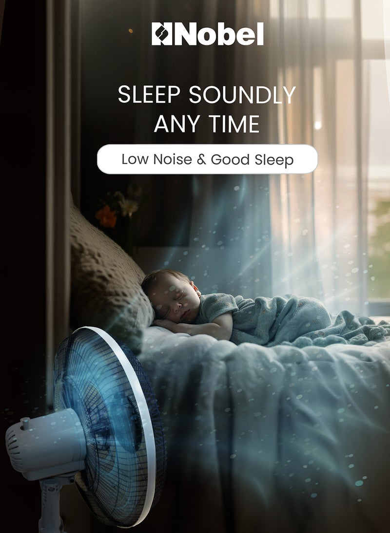 نوبل مروحة ستاند 16 بوصة 5 ريشة - Image 5