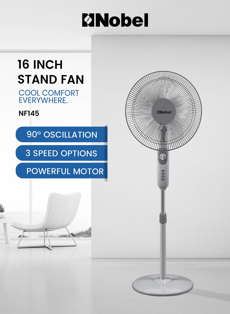 نوبل مروحة ستاند 16 بوصة 5 ريشة - Image 2