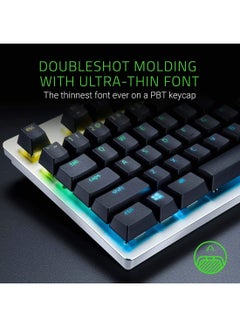 RAZER Razer Doubleshot PBT Keycap Upgrade Set for Mechanical & Optical Keyboards: Compatible with Standard 104/105 US and UK layouts - Classic Black  - Image 5