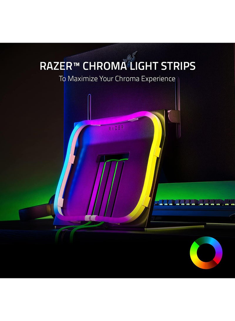 RAZER - Chroma Light Strip Expansion Kit - ARGB Light Strips for Greater Lighting Customisation (Chroma Light Strips, Premium Light Diffusing Case, aRGB Device Compatibility, 1x 100 cm, 2x 50 cm) - Image 1