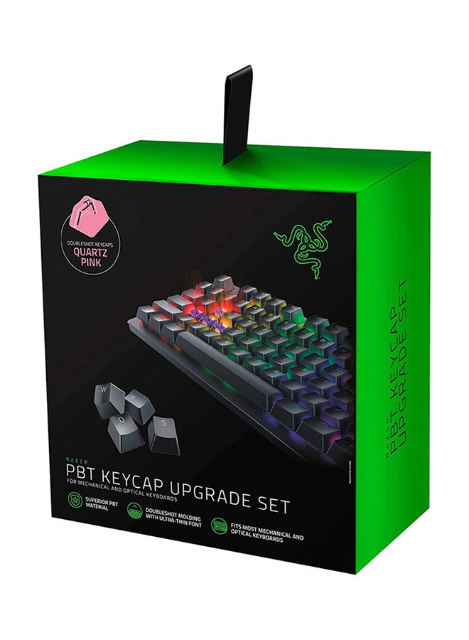 RAZER - PBT Keycap Upgrade Set Backlight Compatible PBT Keycap Upgrade Set - Quartz Pink - Image 1