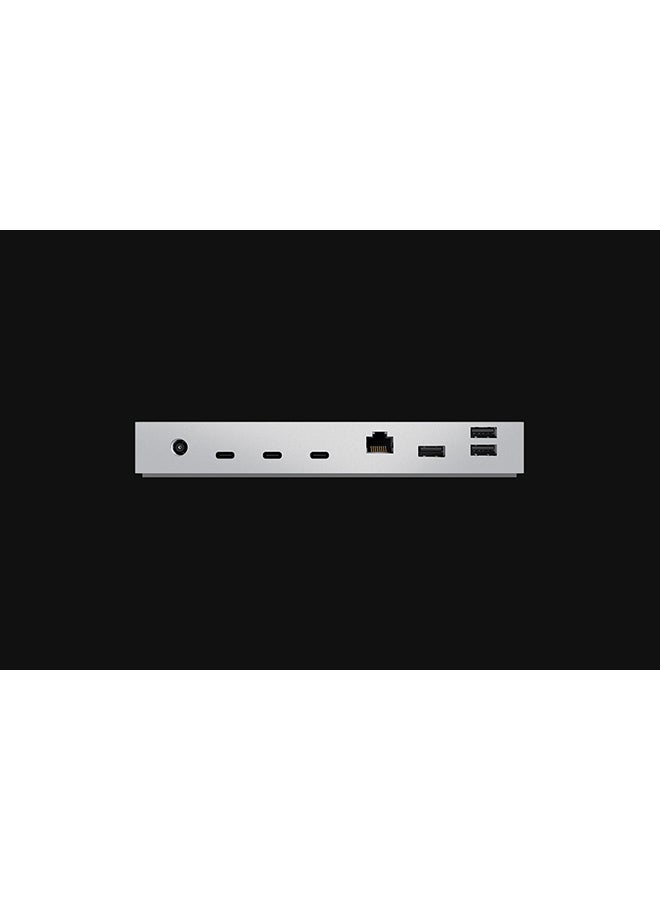 RAZER - Thunderbolt 4 Dock Chroma - Premium Hub with RGB Lighting for Windows and Mac (10 Ports in One, Output to Two 4K Monitors or One 8K Monitor) - Mercury - Image 1