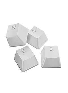 RAZER DoubleHot PBT Keycap Upgrade Set for Mechanical and Optical Keyboard: Compatible with Standard 104/105 US and UK Layouts - Mercury White - RC21-01490200-R3M1  - Image 1