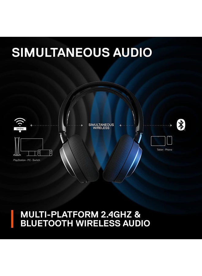 Arctis Nova 7 Wireless Multi-Platform Premium Wireless Gaming Headset - Black