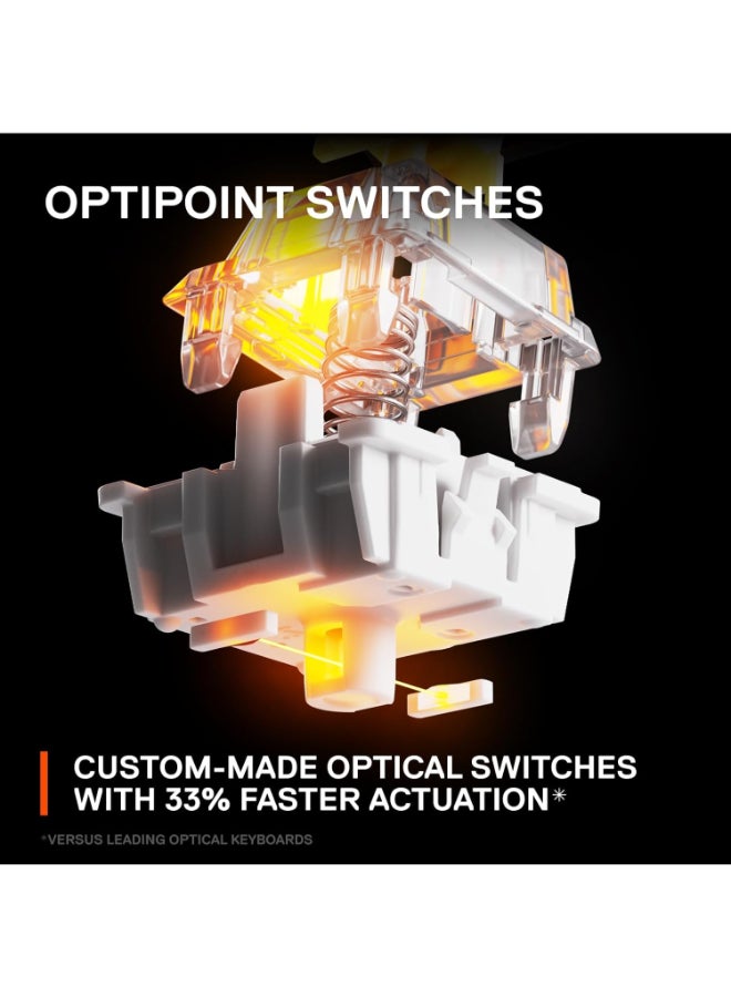 steelseries Apex 9 Mini - Mechanical Gaming Keyboard – Optical Switches – 2-Point Actuation – Compact Esports Mini 60% Form Factor – Hotswappable Switches - American QWERTY Layout - Image 4