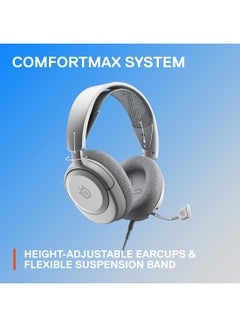 Arctis Nova 1P Multi-System Gaming Headset, Hi-Fi Drivers, 360° Spatial Audio, AirWeave Memory Foam Ear Cushions, Lightweight, PS5, PS4, PC, Xbox, White | 61612 - pnsku/N53346397A/45/_/1726816918/8383de33-ae67-42a4-8a98-bdf0246eea8e