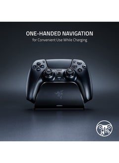 RAZER Razer Quick Charging Stand for PlayStation 5, Quick Charge, Curved Cradle Design, Matches PS5 DualSense Wireless Controller, One-Handed Navigation, USB Powered - Blue (Controller Sold Separately)  - Image 5