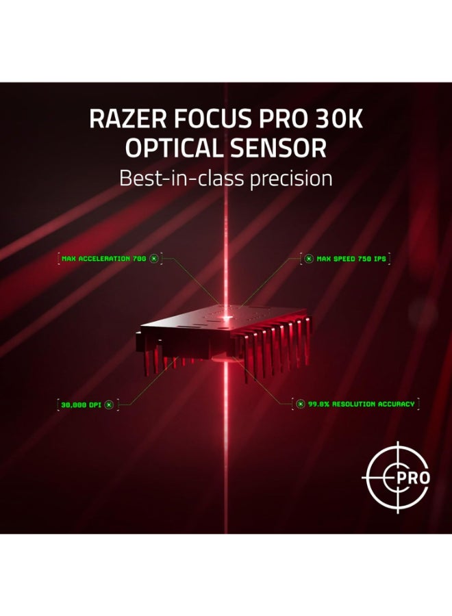 Razer DeathAdder V3 Pro Ultra-lightweight with Advanced Ergonomic Shape, High-Class Accuracy Focus Pro 30K Optical Sensor, 3rd Generation Optical Gaming Mouse - Black I RZ01-04630100-R3A1 - Image 5