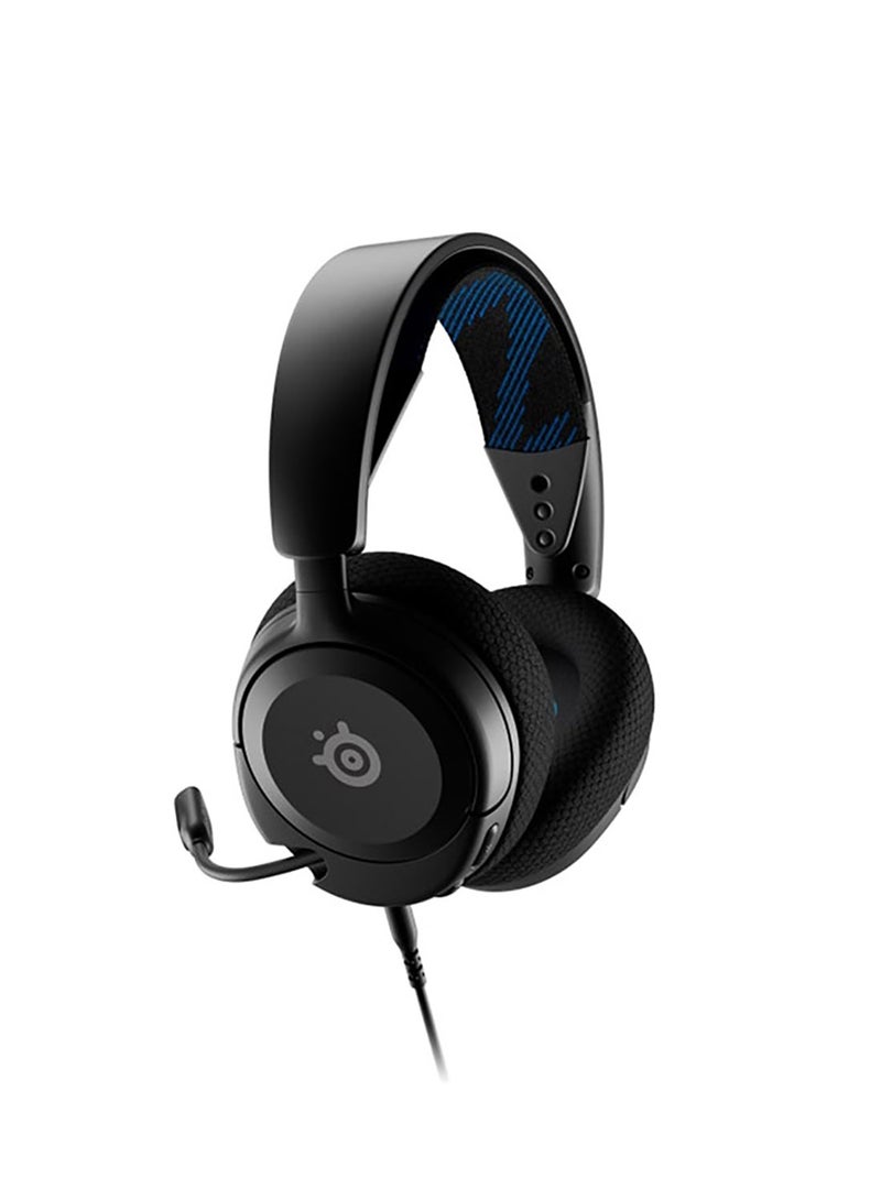 steelseries - Arctis Nova 1P Multi-System Gaming Headset, Hi-Fi Drivers, 360° Spatial Audio, AirWeave Memory Foam Ear Cushions, Lightweight, PS5, PS4, PC, Xbox, Black | 61611 - Image 1