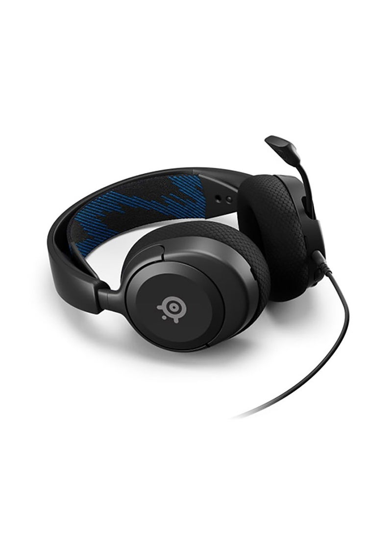 steelseries - Arctis Nova 1P Multi-System Gaming Headset, Hi-Fi Drivers, 360° Spatial Audio, AirWeave Memory Foam Ear Cushions, Lightweight, PS5, PS4, PC, Xbox, Black | 61611 - Image 1