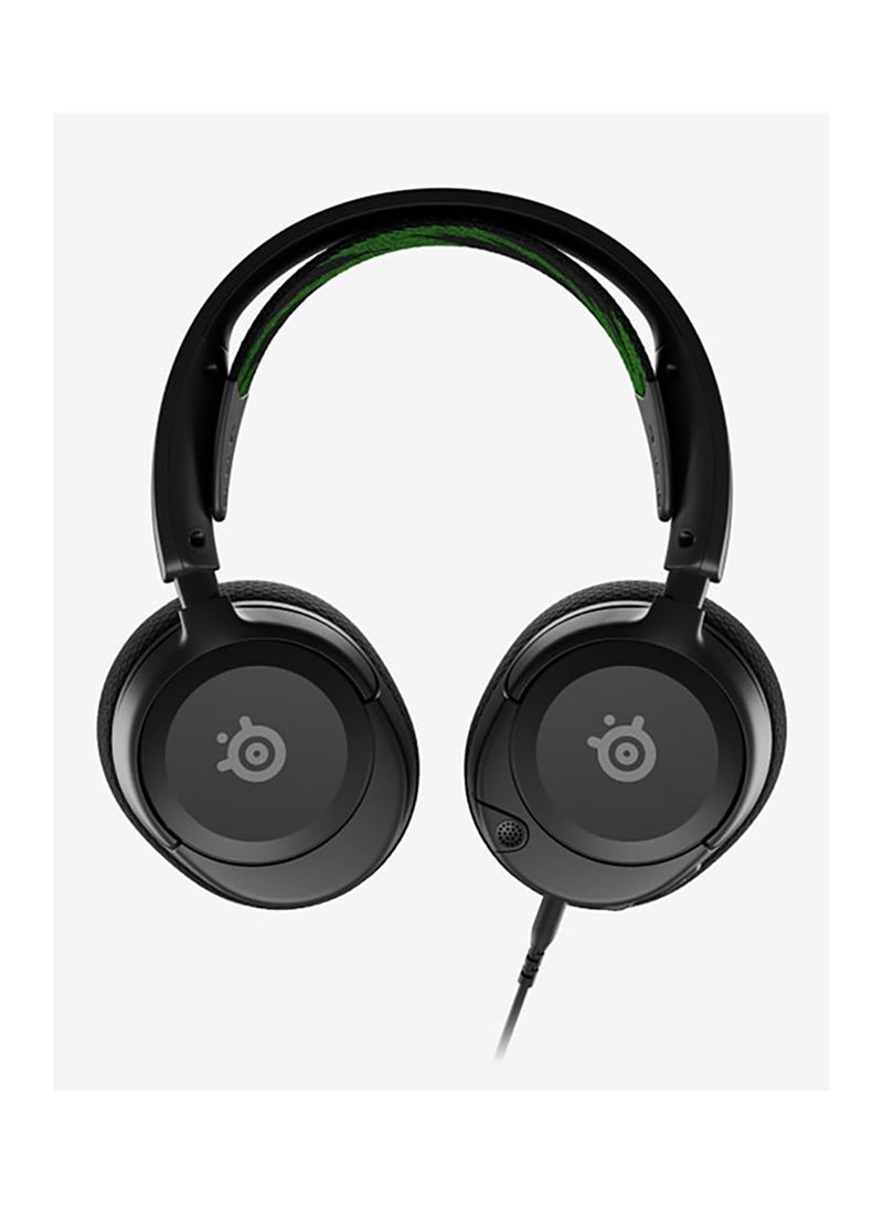steelseries - Arctis Nova 1X Multi-System Gaming Headset, Hi-Fi Drivers , 360° Spatial Audio, AirWeave Memory Foam Ear Cushions, Lightweight, Xbox, PC, PS5, PS4, Black | 61616 - Image 1