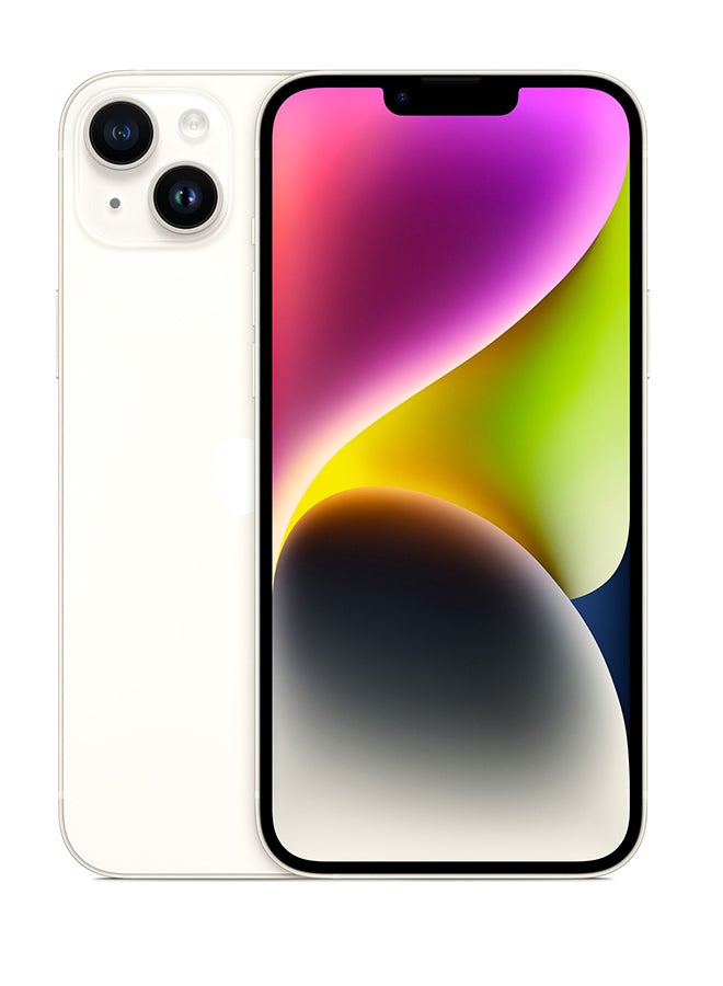 ابل  آيفون 14 بلس ثنائي الشريحة بسعة 256 جيجابايت ستارلايت 5G بدون فيس تايم - Image 2