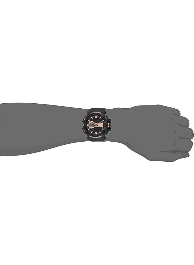 Men's Analog Plus Digital Round Water Resistance Wrist Watch GA-400GB-1A4DR