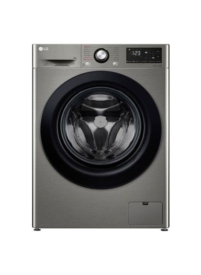 LG - 9 Kg  Front Load Automatic Washing Machine With Ai Dd  And Thinq Technology F4R3Vyg6P Silver 9 kg F4R3VYG6P Silver - Image 1