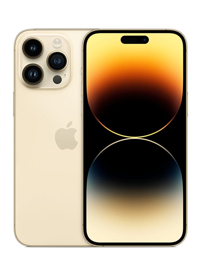 Apple - iPhone 14 Pro 256GB Gold 5G With FaceTime - Middle East Version - Image 1