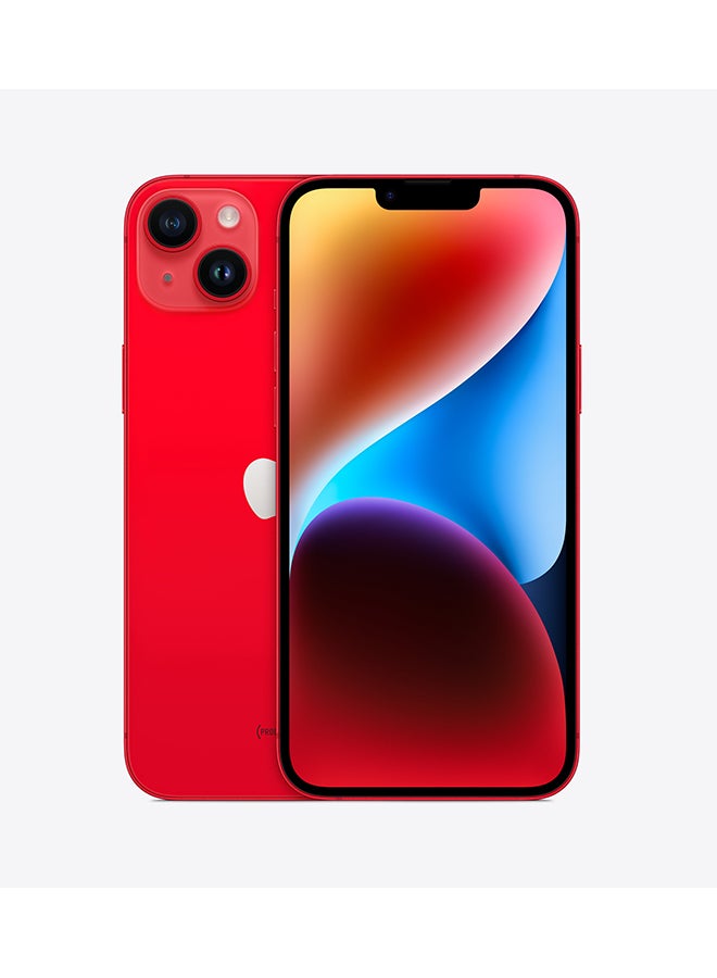 Apple - iPhone 14 Plus 128GB (Product) Red 5G With FaceTime - Middle East Version - Image 1