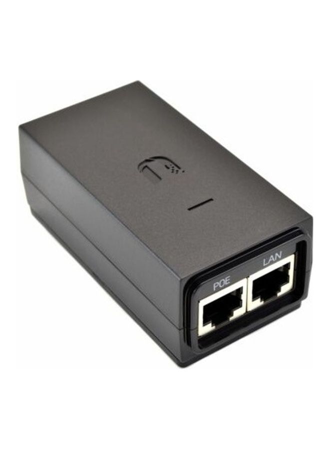 UBIQUITI POE-24-12W AC/DC POE 24V 0.5A Adapter Black - Image 1