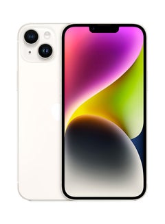 Apple iPhone 14 Physical Dual Sim 256GB Starlight 5G Without FaceTime  - Image 2