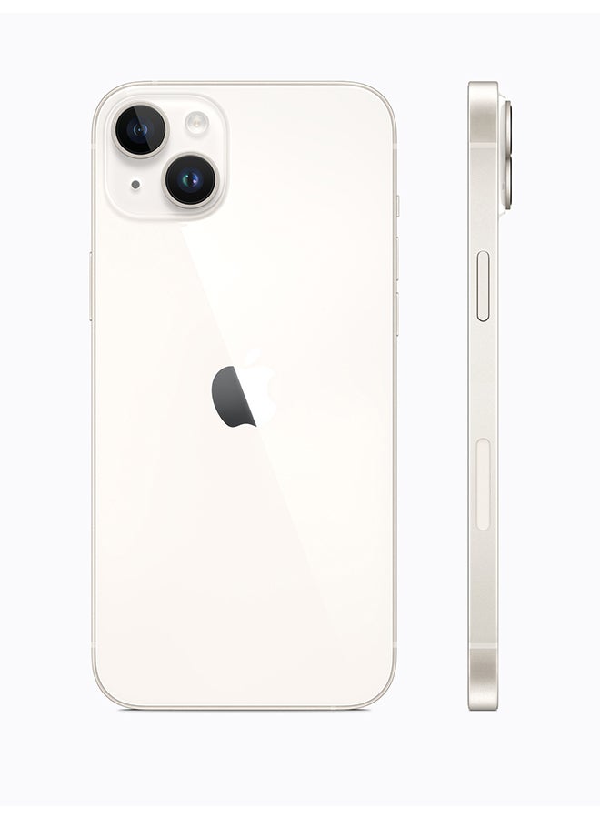 Apple - iPhone 14 Physical Dual Sim 256GB Starlight 5G Without FaceTime - Image 1