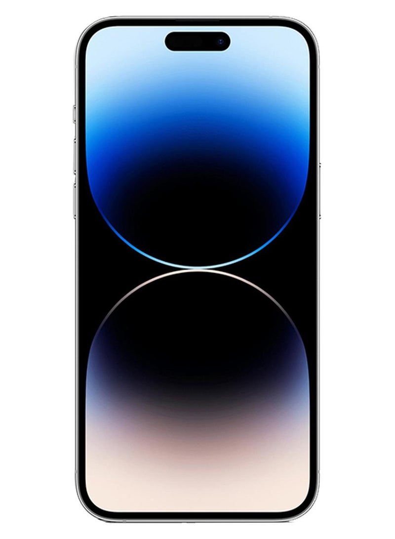 ابل  آيفون 14 برو بشريحتين 128 جيجابايت فضي 5G بدون فيس تايم - Image 1