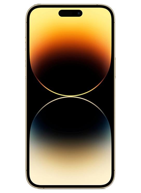 ابل  هاتف آيفون 14 برو ماكس بذاكرة داخلية 256 جيجابايت وبتقنية 5G مع تطبيق فيس تايم بلون ذهبي - إصدار الشرق الأوسط - Image 1