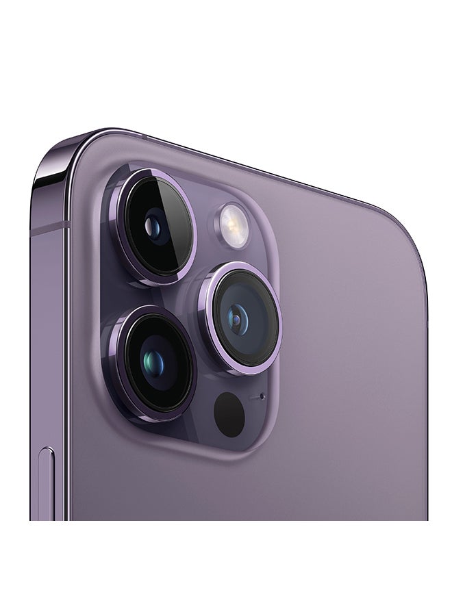 Apple - iPhone 14 Pro 512GB Deep Purple 5G With FaceTime - International Version - Image 1