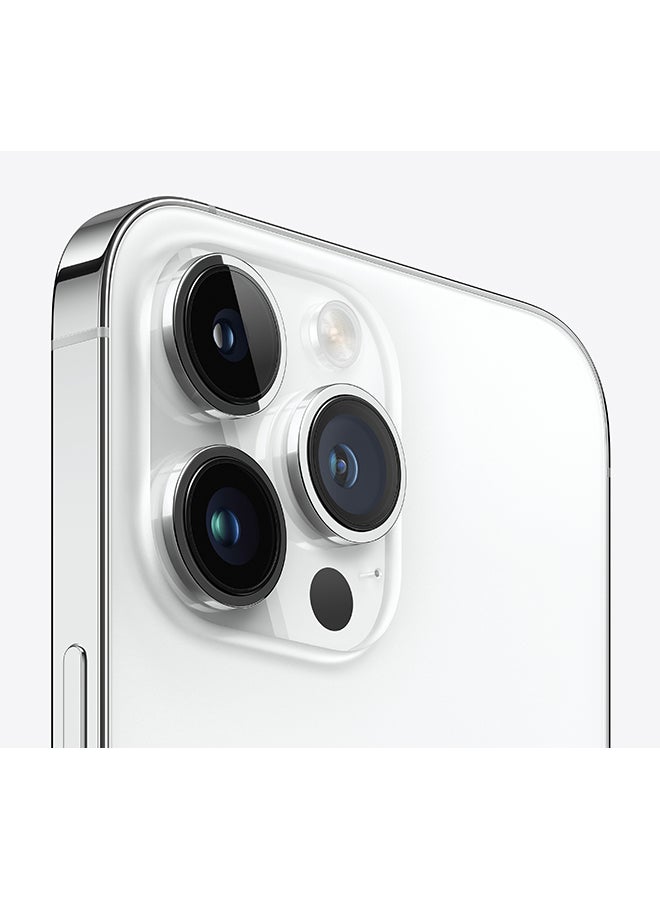 Apple - iPhone 14 Pro Max 512GB Silver 5G With FaceTime - Middle East Version - Image 1