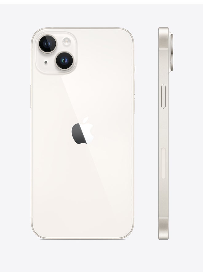 Apple - iPhone 14 512GB Starlight 5G With FaceTime - Middle East Version - Image 1