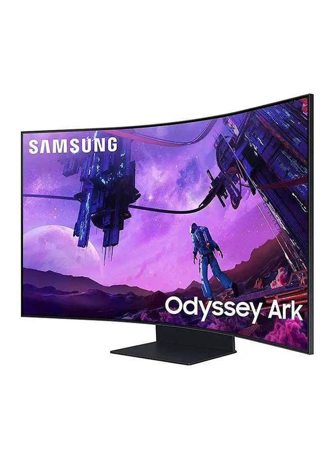 سامسونج 55 بوصة أوديسي آرك 4K UHD 165 هرتز 1 مللي ثانية Quantum Mini-LED، انحناء 1000R، تقنية Quantum Matrix، تقنية Sound Dome، شاشة ألعاب منحنية باللون الأسود لون أسود - Image 4