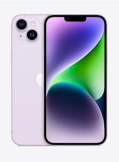 أبل موبايل آيفون 14 بلس بذاكرة داخلية 512 جيجابايت ولون بنفسجي وتقنية 5G مع تطبيق فيس تايم - إصدار الشرق الأوسط  - Image 2