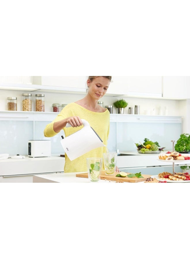 BRAUN Purease Electric Kettle Purease Water Level Indicator, Overheat Protection, Cordless 1.7 L 2200 W WK 3100 WH White  - Image 4