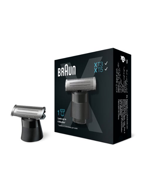 Braun Series X Replacement Blade, Beard Trimmer, Electric Shaver, XT10 Black/Grey