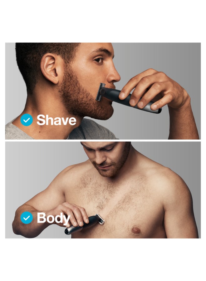 Braun Series X Replacement Blade, Beard Trimmer, Electric Shaver, XT10 Black/Grey - Image 5