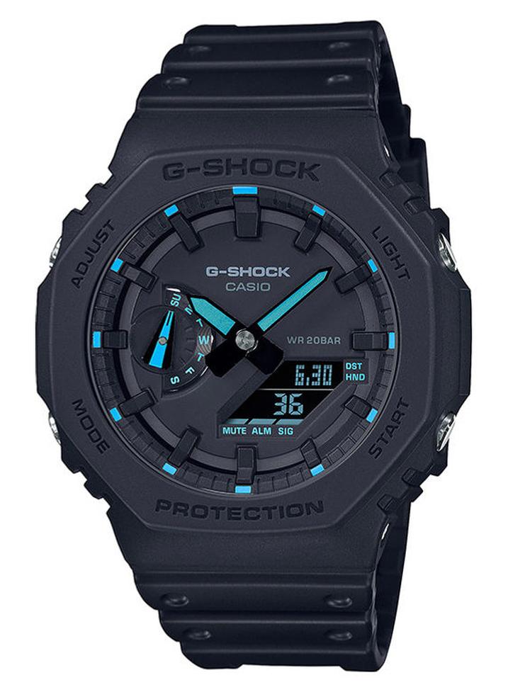 G-SHOCK Men's Resin Analog & Digital Black Wrist Watch 45mm - GA-2100-1A2DR - Image 1