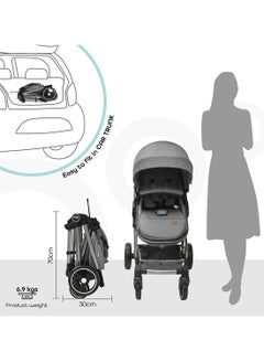 Moon Pro - 2 in 1 Stroller - Dark Grey  - Image 5