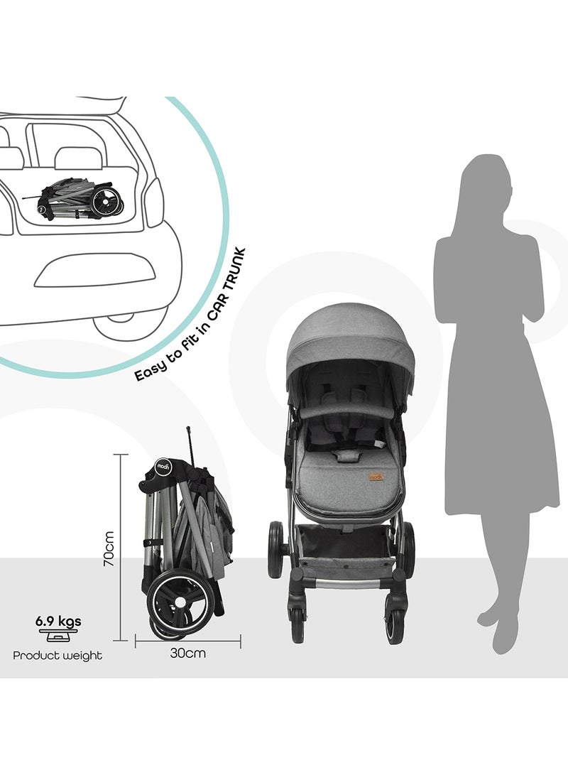 Moon Pro - 2 in 1 Stroller - Dark Grey  - Image 5
