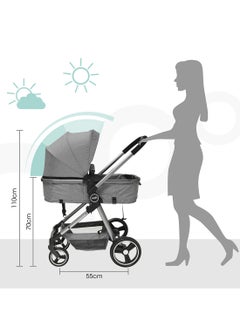 Moon Pro - 2 in 1 Stroller - Dark Grey  - Image 4