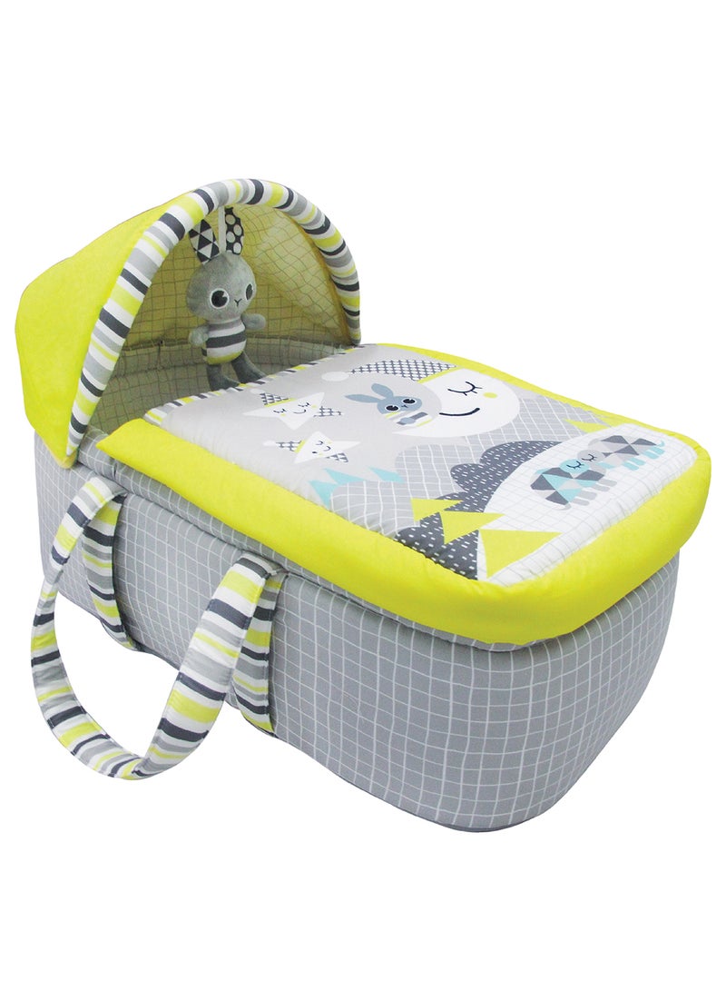 Moon Good Night Moses Basket, Bedside Sleeper, Travel Carrycot, 0m+  - Image 1