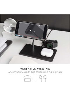 Native Union Snap Magnetic 3 In 1 Wireless Charger Black  - Image 3