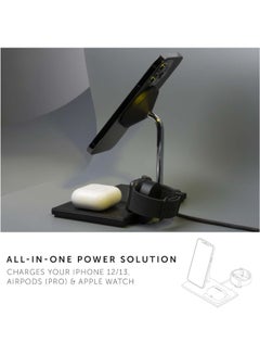 Native Union Snap Magnetic 3 In 1 Wireless Charger Black  - Image 2