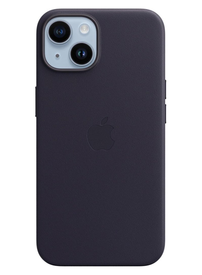 Apple iPhone 14 Leather Case with MagSafe Ink - Image 1