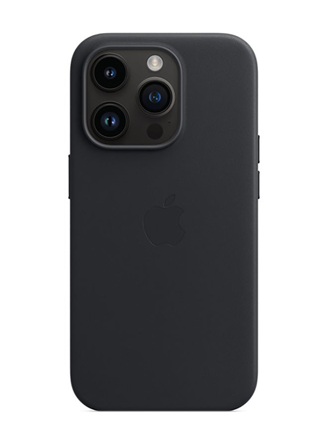 Apple iPhone 14 Pro Leather Case with MagSafe Midnight - Image 3