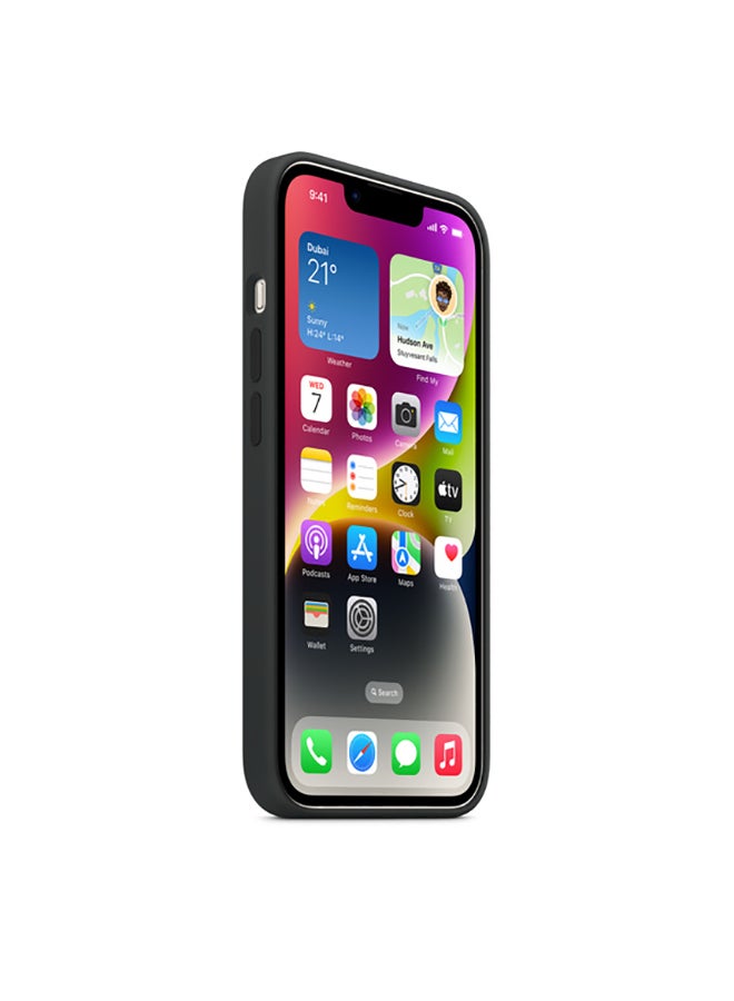 ابل  غطاء حماية من السيليكون مع ماج سيف لهاتف آيفون 14 ميدنايت - Image 3