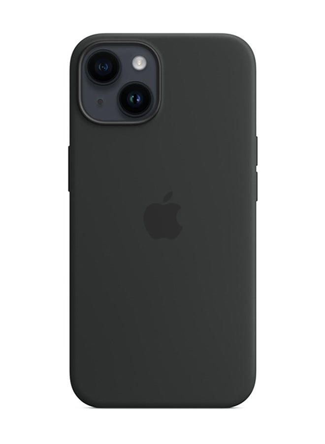 ابل  غطاء حماية من السيليكون مع ماج سيف لهاتف آيفون 14 ميدنايت - Image 1