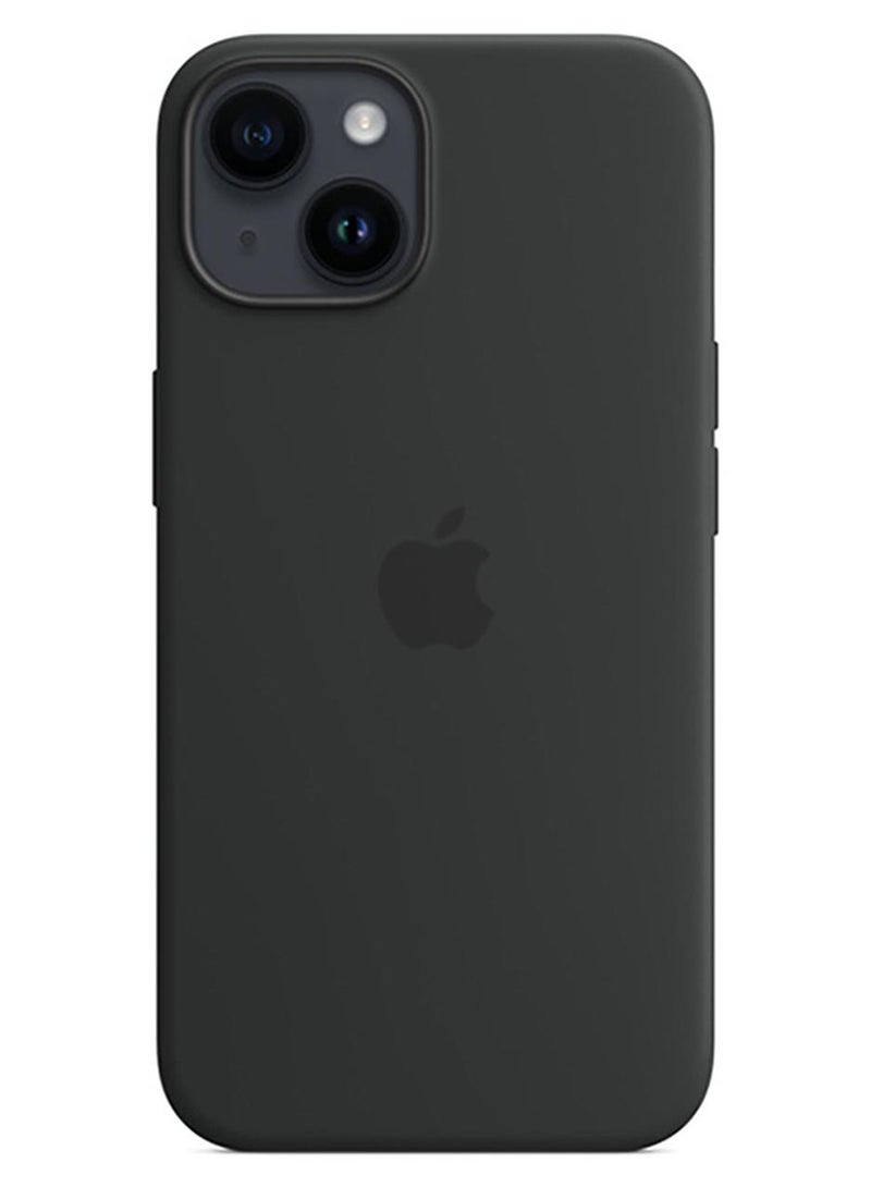 ابل  غطاء حماية من السيليكون مع ماج سيف لهاتف آيفون 14 ميدنايت - Image 1